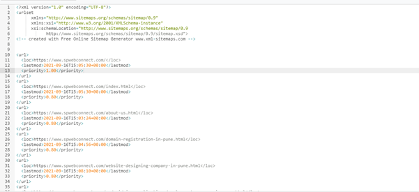 how to edit sitemap.xml file